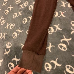 Dark chocolate brown cardigan with pockets